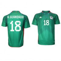 Koszulka piłkarska Meksyk Andres Guardado #18 Strój Domowy MŚ 2022 tanio Krótki Rękaw